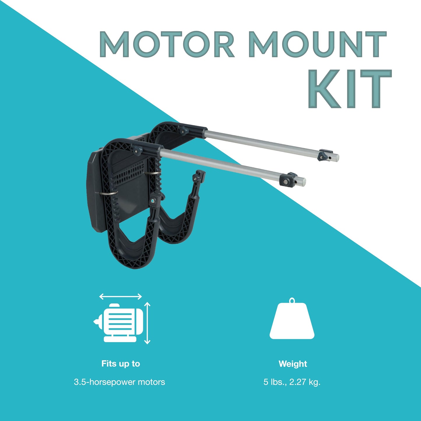 5-Person Inflatable Fishing Boat Set – Oars, Pump & Motor Mount Kit