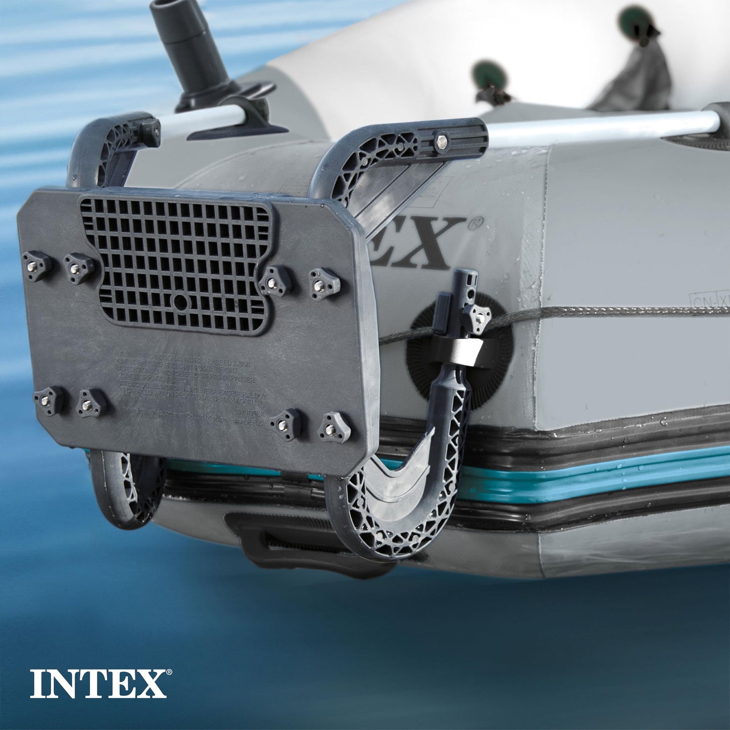5-Person Inflatable Fishing Boat Set – Oars, Pump & Motor Mount Kit