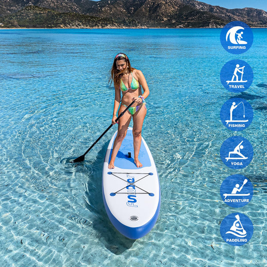Paddle Board Inflatable 10'6 with Backpack & Pump